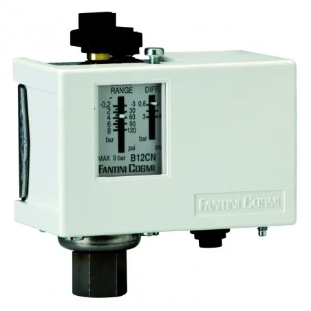 Pressostat de réglage B12CN -0,2-8 bar Pressostat de réglage B12CN -0,2-8 bar