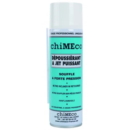 Aérosol dépoussiérant à jet puissant