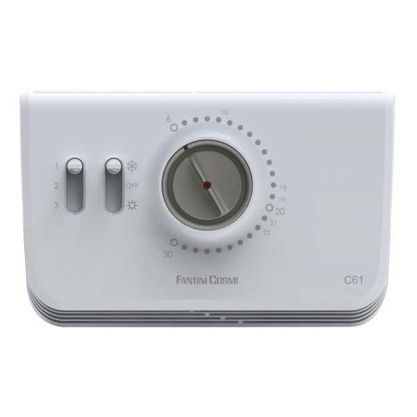 Thermostat d'ambiance ventilo convecteur C61