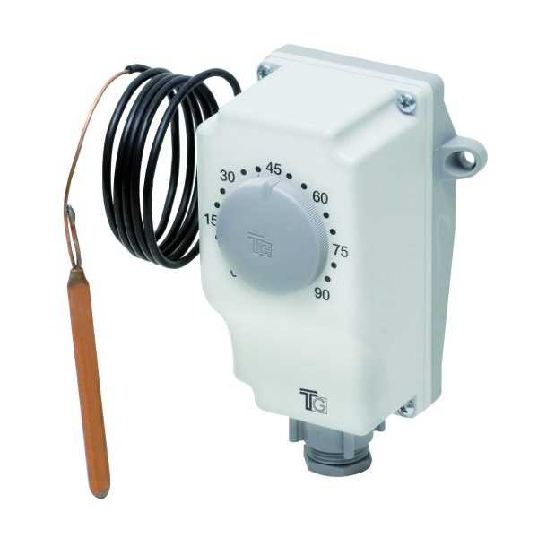 Aquastat avec capillaire de -35° à 35° avec réglage externe
