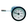 Thermomètre rond D.57 de 0/120°C Capillaire : L.1500 mm