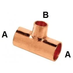 Té réduit FFF 1/2x1/2x3/8\'