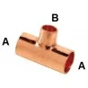 Té réduit FFF 1/2x1/2x3/8\'