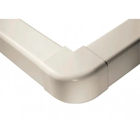 Extérieurs d\'angle 90° 80 mm blanc pur Extérieurs d\'angle 90° 80 mm blanc pur
