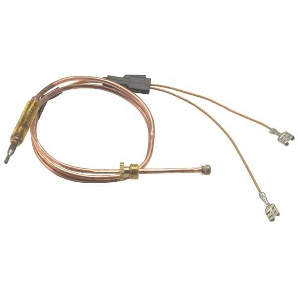Thermocouple Dérivation (2 fiches femelles) L.600mm