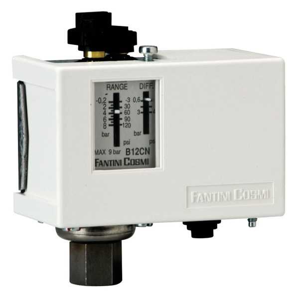 Pressostat de réglage B12DNY 5-16 bar