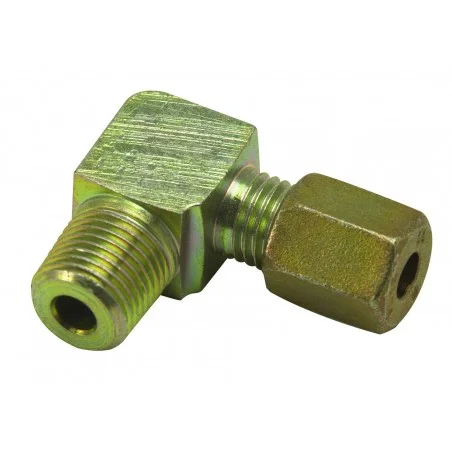 Raccord coude olive D.5