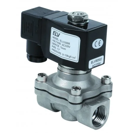 Electrovanne inox 1/2\' NO action directe