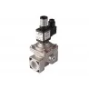 Electrovanne gaz à réarmement manuel NF Aluminium brides DN125 600mBar