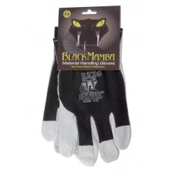Paire gants cuir/coton L