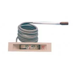 Thermomètre carré 0/120°C L1500