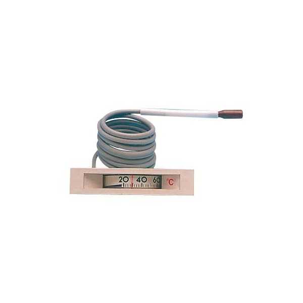 Thermomètre carré 0/120°C L1500