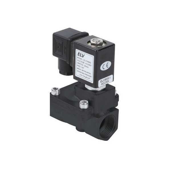 Electrovanne plastique 1/2'' NF action indirecte