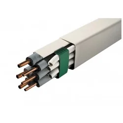 Confezione da 4 scivoli 140 mm lunghezza 2m beige