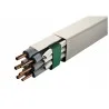 Confezione da 4 scivoli 140 mm lunghezza 2m beige