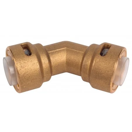 Raccord rapide 45° à pression 5/8" Raccord rapide 45° à pression 5/8"