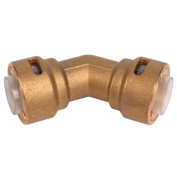 Raccord rapide 90° à pression 3/4"