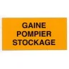 Rigid label Firefighter storage