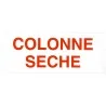 Etiquette COLONNE SECHE - étiquette rigide