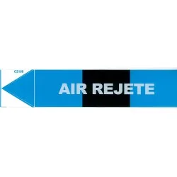 Etiquette AIR REJETE