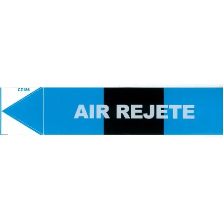 Etiquette AIR REJETE