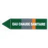 Etiquette EAU CHAUDE SANITAIRE