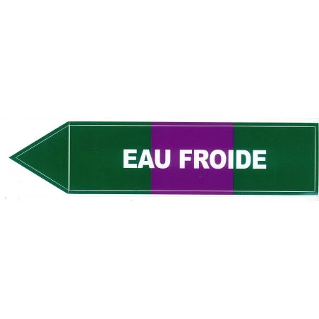 Etiquette EAU FROIDE