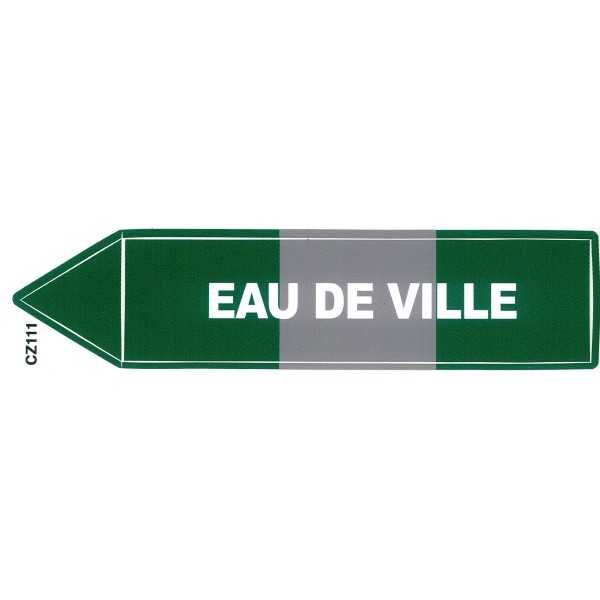 Etiquette EAU DE VILLE