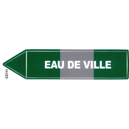 Etiquette EAU DE VILLE