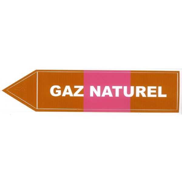 Etiquette GAZ NATUREL
