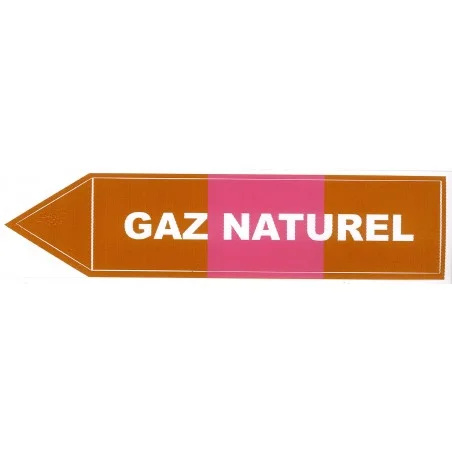 Etiquette GAZ NATUREL