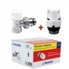 Kit droit deux pièces pour radiateur 1/2"