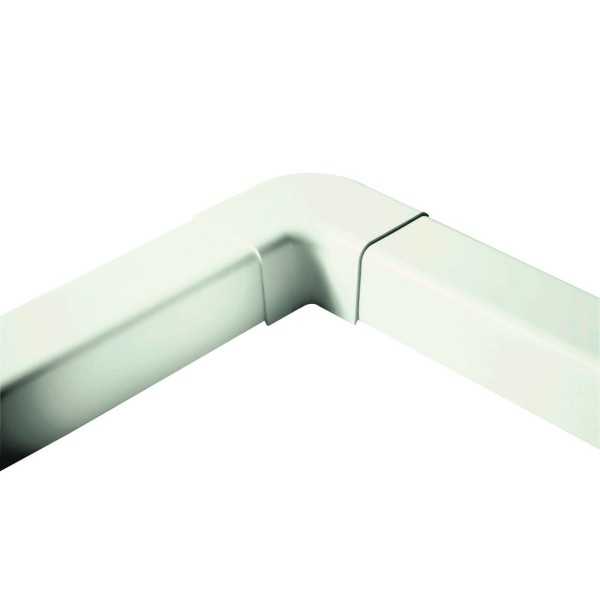 Coude plat 90° 80 mm