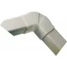 Coude plat 60-130° 80 mm