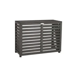 Cache climatisation Composite gris anthracite M - 882x286x676