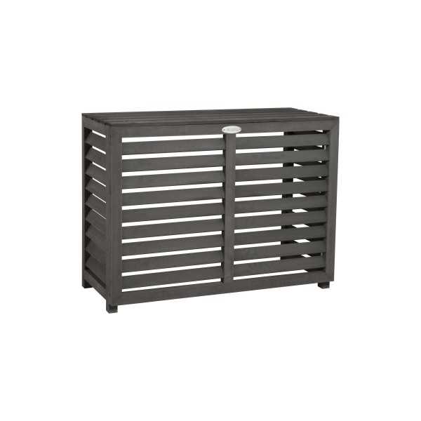 Cache climatisation Composite gris anthracite M - 882x286x676