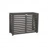 Cache climatisation Composite gris anthracite M - 882x286x676