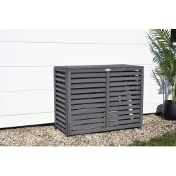 Cache climatisation Composite couleur gris anthracite L 982x462x787