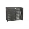 Cache climatisation Composite couleur gris anthracite L 982x462x787