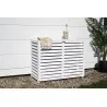Cache climatisation Composite couleur blanc L 982x462x787