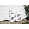 Cache climatisation Composite blanc M 882x386x676mm