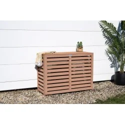 Cache climatisation composite couleur Teck taille M 882x386x676