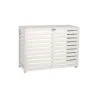 Cache climatisation en composite blanc taille M complet