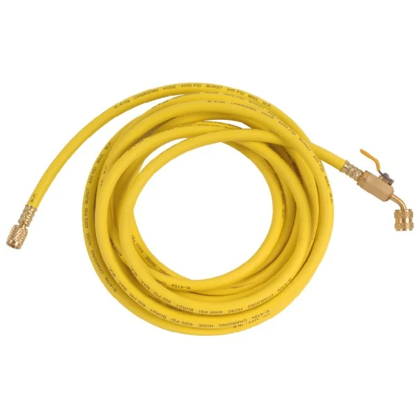 Flexible 5m + vanne jaune 1/4" - 1/4"