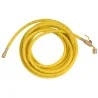 Flexible 5m + vanne jaune 1/4" - 1/4"