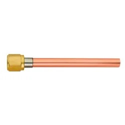 Tube 15 cm raccord 3/4'' SAE - 3/4'' à souder