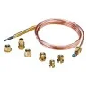 Termocoppia universale con 6 raccordi L.900mm Termocoppia universale con 6 raccordi L.900mm
