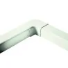 Coude plat 90° 60 mm