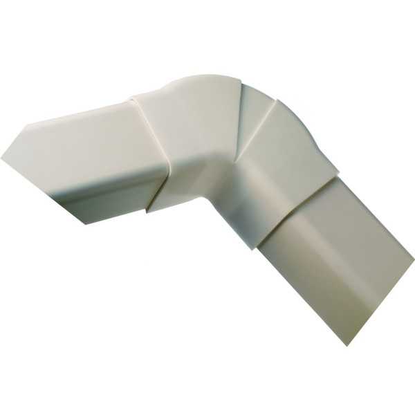 Coude plat réglable 65-130° 60 mm