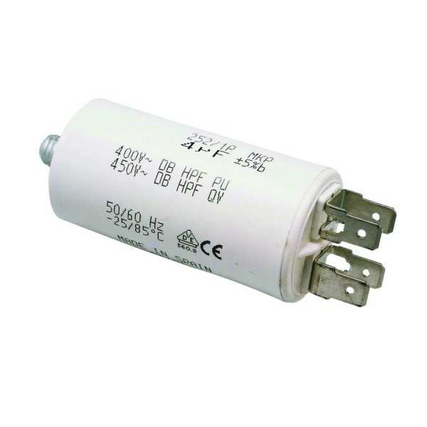 Condensateur moteur 4 mF 400 Volts